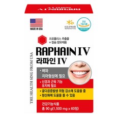 Raphael Rapine 4 蜂膠鈣質牙齦營養品 90g, 1個, 60錠