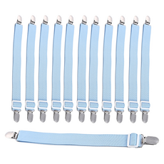 床墊固定夾, 藍色, 12個