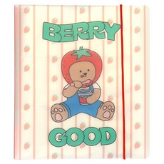 데일리라이크 마이 버디 씰 스티커 앨범, 01 Strawberry, 16매