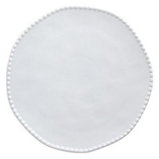 모던지 비즈도트 플랫접시 YJ715, 화이트, 1개