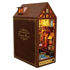 MAME DIY 書架迷你模型組, 1套, DF-006 擁抱江河的城市