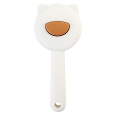 파스텔펫 반려동물 왕코 원터치 브러쉬 8 x 19 x 5 cm, 화이트, 1개