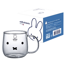 에지리 내열유리 머그 380ml, 1개, 미피