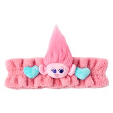 BUTTERSHOP Shop Universal Trolls 洗臉髮帶, 1個, 粉紅色