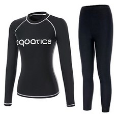 aquatica 女性用防曬泳衣 + 水上運動緊身褲套裝 AQAWTS23008 only one
