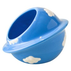 Lanboer 倉鼠雲朵星球陶瓷躲避屋, 藍色, 1個