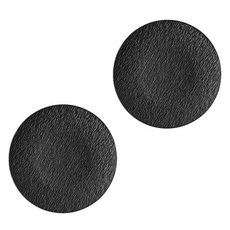 Modern G 石紋平盤 大 25.5 x 2.3 cm YJ650, 黑色, 2個, 單品