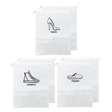 맙소샵 슈슈 여행용 대용량 신발주머니 3종 x 2p 세트 HR137