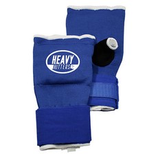 HEAVY HITTERS Contender 簡易纏繞式拳擊繃帶 雙手用套組 H3-EW, 藍色, 1套