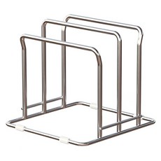 efactory Judy N 304不鏽鋼鍋蓋砧板收納架 2格, 1個, 銀色