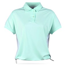 luxgolf 女款抽繩拉克蘭短袖高爾夫球衫 LB4M618W
