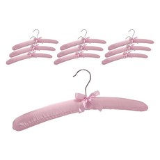 Marketpio 居家飯店絲綢布質高級衣架, 款式7, 10個