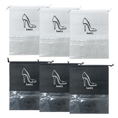 맙소샵 슈슈 여행용 대용량 신발주머니 구두 6p 세트 HR137