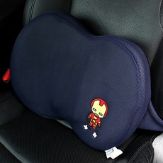 CAR IF 漫威英雄鋼鐵人圓形靠墊, 1個, 海軍藍