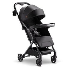 맘푸쉬 라이드 초경량 휴대용 유모차, 블랙