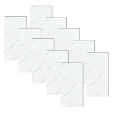 러블리팜 시트메이트 손쉽게 붙이는 벽면 데코 폼블럭 대리석 시트지 10p, 마블화이트