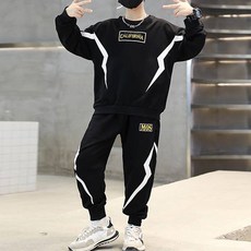 조이멀티 남아용 모스 맨투맨 + 조거팬츠 세트