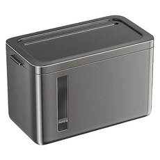 PEONIST 壁掛式防水衛生紙盒架, 灰色, 1個