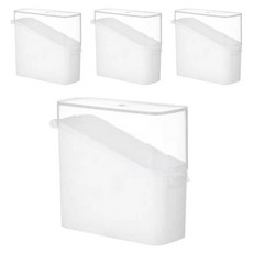 Clair B 起司醬收納盒, 4個, 白色