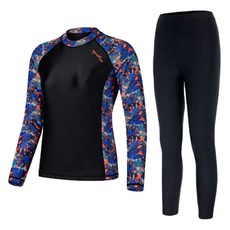 aquatica 女款防曬衣上衣 + 水上緊身褲套裝 AQAWBW-BK