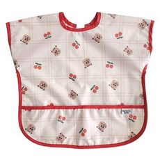 ROTOTO bebe 幼兒短袖圍兜 FREE, 松鼠, 1個, 1入