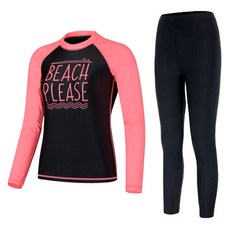 aquatica 女款防曬衣上衣 + 水上緊身褲套裝 AQAWBN-BK