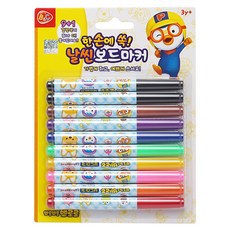 韓國 B&C 一手掌握 Pororo 纖細白板筆, 混合色, 1個