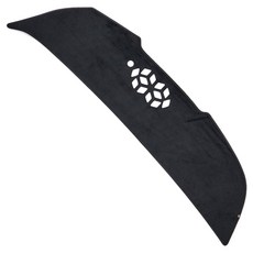 madline 絲絨防滑儀表板避光墊, 黑色, 新款 EV6(無HUD / 有中置喇叭)