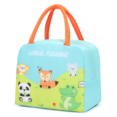 B2WIN 動物款保溫保冷袋, 藍色, 1個