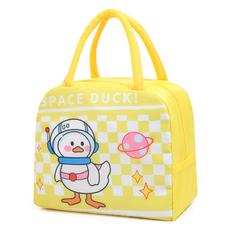 비투윈 보냉백 보온보냉가방 오리, 옐로우, 1개