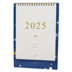 conifer 綠的事務 2025年 時間絮語直式桌曆, 1本, 閃閃發光
