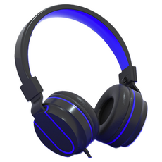 Daily Nest 有線耳罩式耳機 A型, 單一商品, 藍色