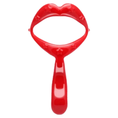 Beauty World 嘴唇舌頭輔助美容器具, 紅色, 1支