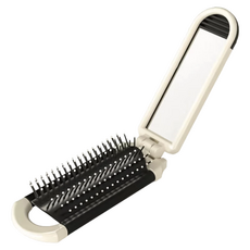 小麥購物 摺疊氣墊梳 G786 49g, 米白色, 3個