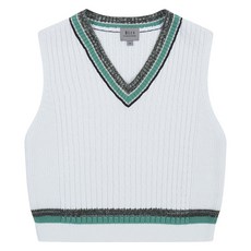 BEEN 兒童V領麻花針織背心 BZ13VK01IV