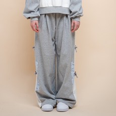 JCB 女款蝴蝶結點綴寬鬆闊腿運動褲 U142