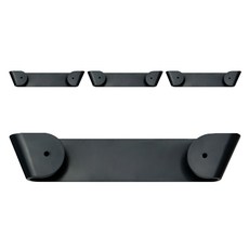 整潔鍋蓋收納平底鍋整理架, 4個, 黑色, 1層