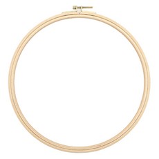 HAPPY BEARS 紫藤木繡框 內徑 23cm, 木質, 1個