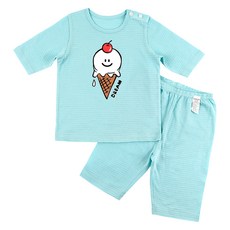 Maykids 兒童薄荷冰七分變色上下套裝