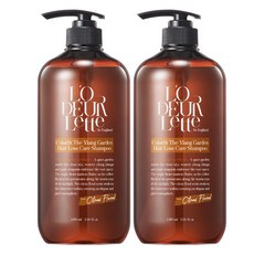 L'O DEUR Lette Colorfit依蘭花園強健髮根香氛洗髮精 柑橘花香, 1L, 2瓶