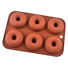 Bestom 甜甜圈模具 6孔 中, 1個, 棕色