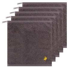 Songwol 松月 史努比Days 掛環毛巾, 5個, 灰色