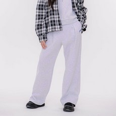 applepink 寬鬆寬版雙褶運動褲 U102