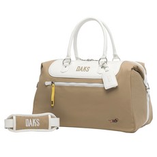 DAKS GOLF 2025年女用輕量波士頓高爾夫球袋 DKBB-031L, 米色