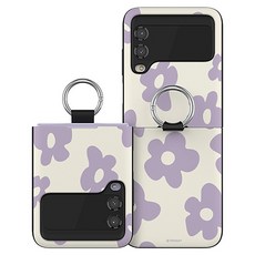 트라이코지 스퀴시 플라워 카드 도어 범퍼 휴대폰 케이스