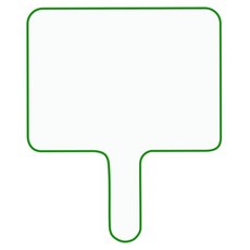 온업 손잡이 화이트보드 그린, 멜라닌