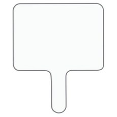 온업 손잡이 화이트보드 그레이, 멜라닌