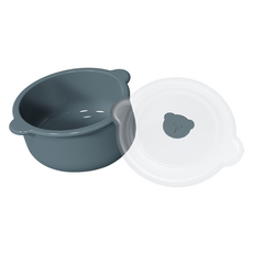 폴레드 아동용 키친 도자기 유식 용기 찜기 + 뚜껑 세트, 1세트, 블루베리잼, 400ml