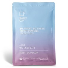 SWEET CUP 水蜜桃冰茶粉, 1kg, 1入, 1個