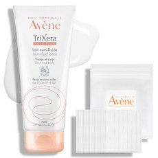 아벤느 트릭세라 뉴트리-플루이드 로션 200ml + 화장솜 20매 세트, 1개